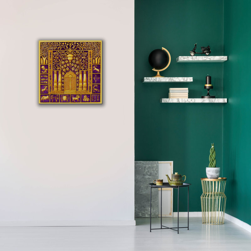 «Juive année arche synagogue» par Andrea Strongwater, art mural sur toile, H 26 po x l 26 po x P 1,5 po