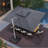 Sim 9.84' x 13.11' Rectangular Cantilever Umbrella (Must Purchase Base Separately)-1073343205