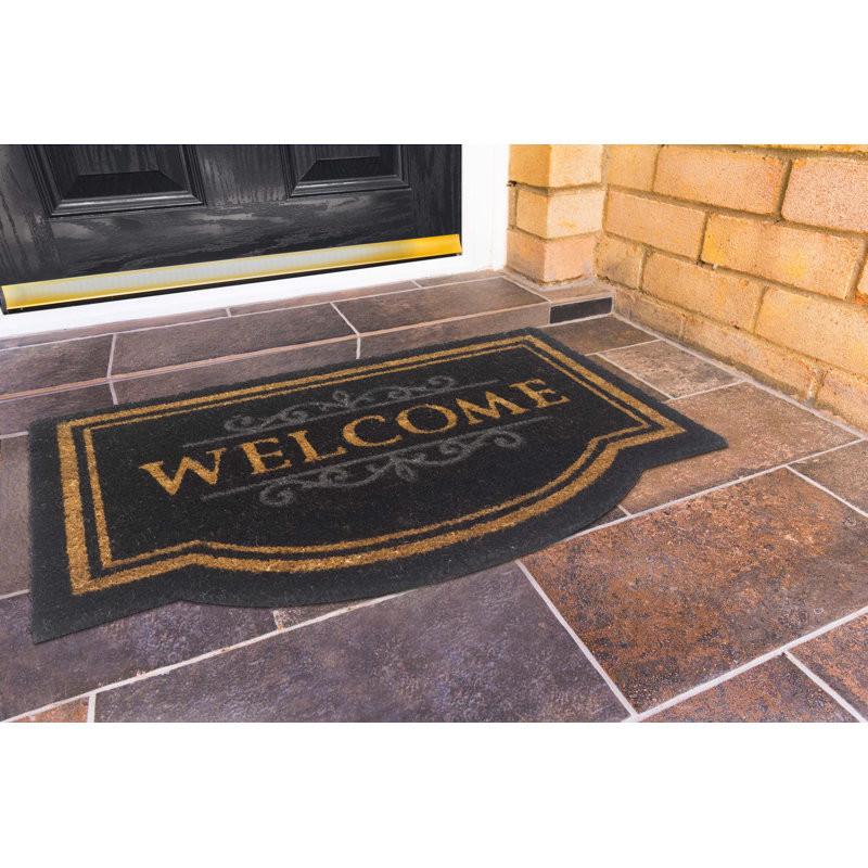 Coir Mats Indoor / Outdoor Doormat, Black
