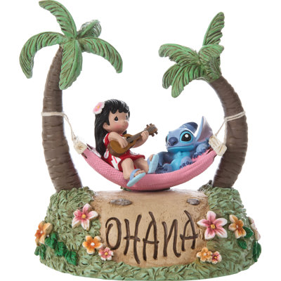 Figurine musicale Precious Moments Disney Lilo and Stitch Ohana