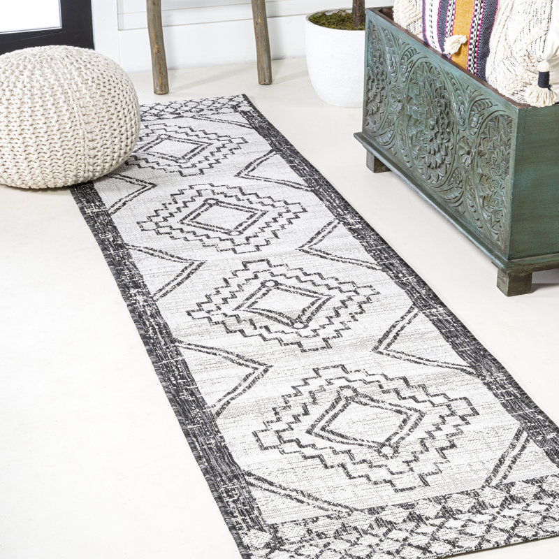Tapis intérieur / extérieur Winon Diamond, Tapis de couloir 2 pi 2 po x 8 pi