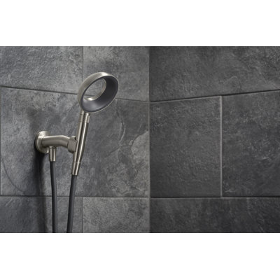 Support de douche à main et coude d'alimentation