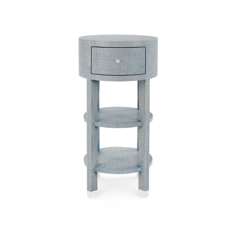 Claudette End Table, Gray, Gray