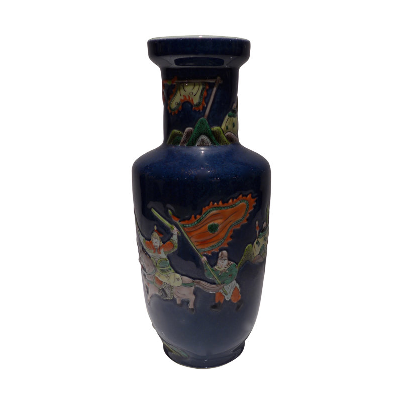 Vase «Warrior» bleu