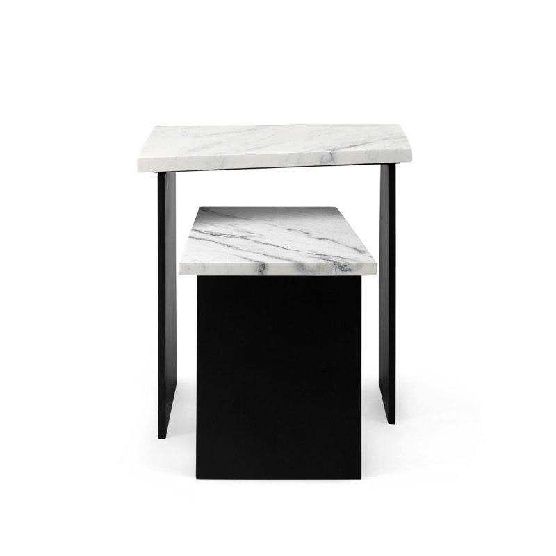 Lynnes Marble Nesting End Table