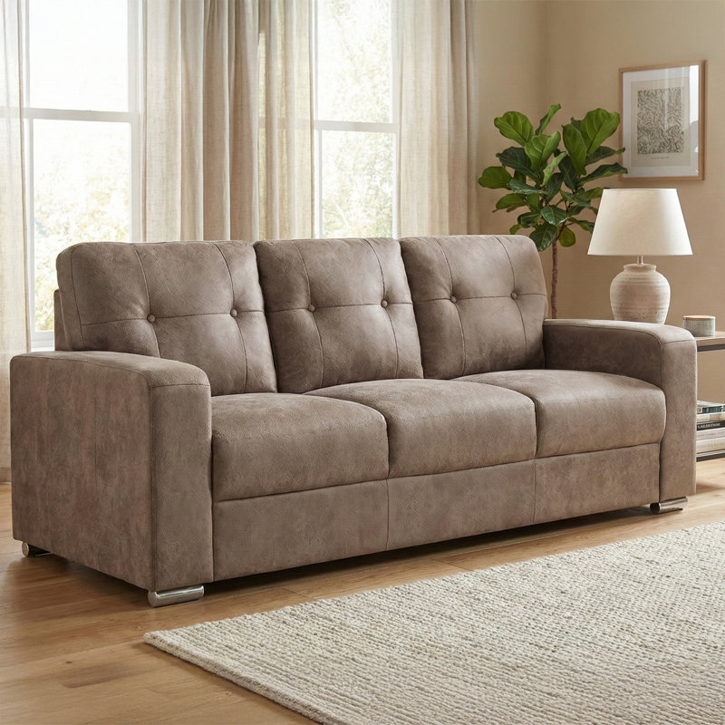 Ghent 3 Seater Sofa, Taupe