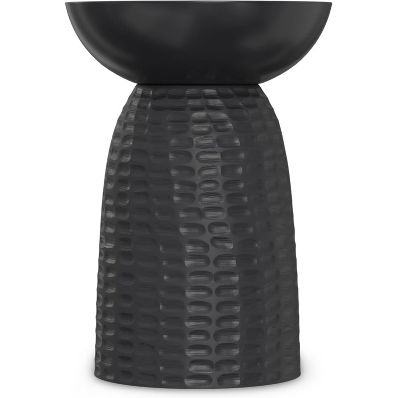 Black Circular Decorative Table