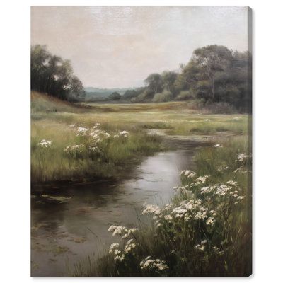 Quiet Waters Canvas Vintage Wall Decor by 