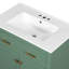 Meuble-lavabo de 30 pouces avec lavabo en céramique, armoire de salle de bain simple moderne avec 2 portes et une tablette, portes à fermeture douce-814011992