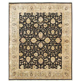 Tabriz One-of-a-Kind 8'3" x 9'11" Area Rug in Black/Beige