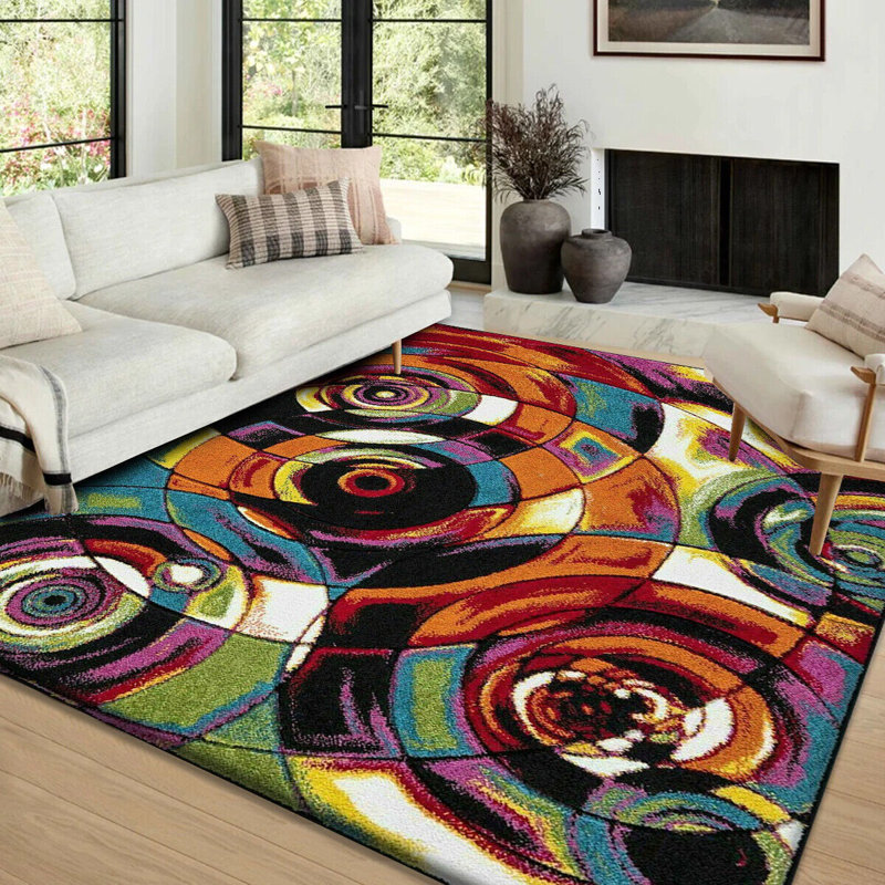 Aleesia Abstract Area Rug, Rectangle 200 x 290cm