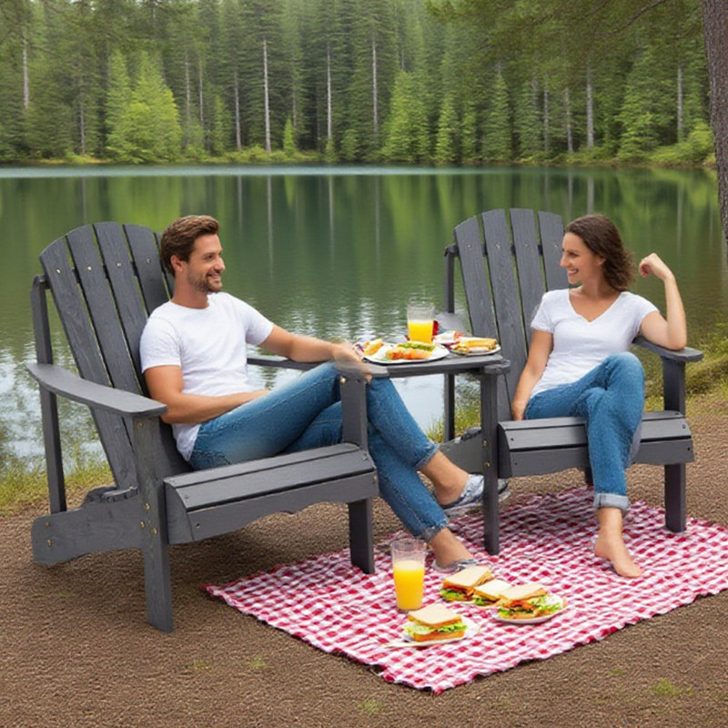 chaises avec ensemble de table