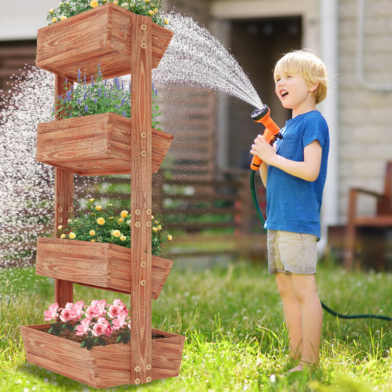 Carmelitta Wood Planter Box