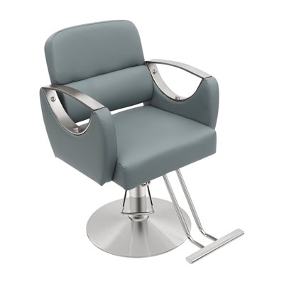 Hair Salon Chair 360° Rotating Barber Chair Hydraulic Adjustable Hair Styling Chair for Barbershop Beauty Salon Spa Nail Room
