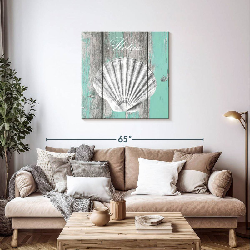 Aletra Rustic Coastal I, 36" H x 36" W