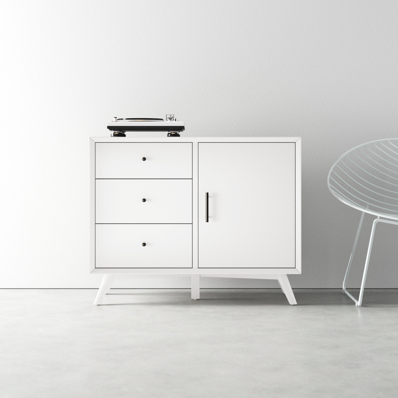 Williams Accent Cabinet, White
