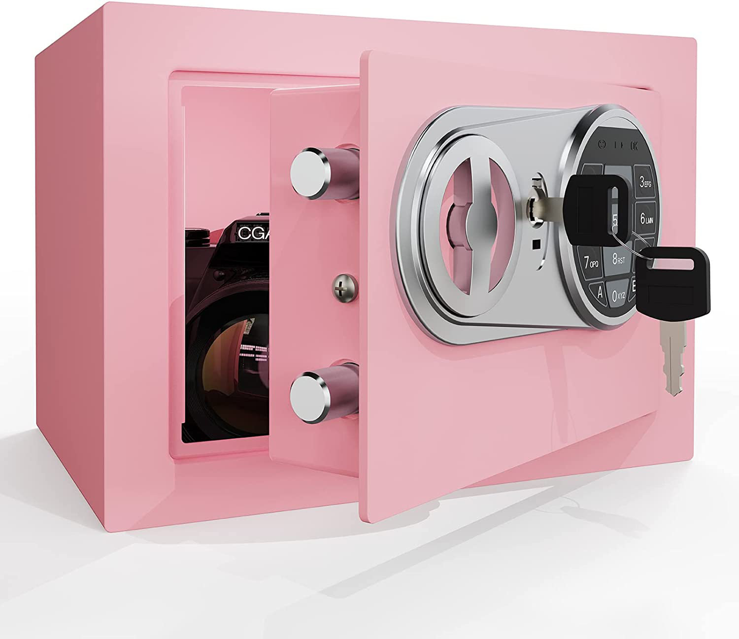 Stalwart Digital Security Safe Box Pink