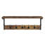 Particle Board Wall Mounted Required 7 - Hook Coat Rack