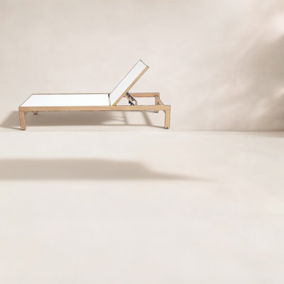 Ine Aluminum Outdoor Chaise Lounge