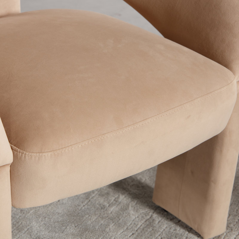 Fauteuils d'appoint demi-tonneau modernes Mid-Century, Kaki
