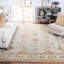 Tapis oriental gris clair / crème en laine de Nouvelle-Zélande touffeté à la main Colliers-19660873