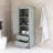 Tall Storage Cabinet With Two Drawers-115607498