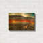 Tableau mural en métal doré « Sunset Canyon » de luxe, 61 x 41 cm-503365588