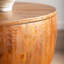 Table basse 31,50 "en forme de seau de style rétro avec fonction de rangement