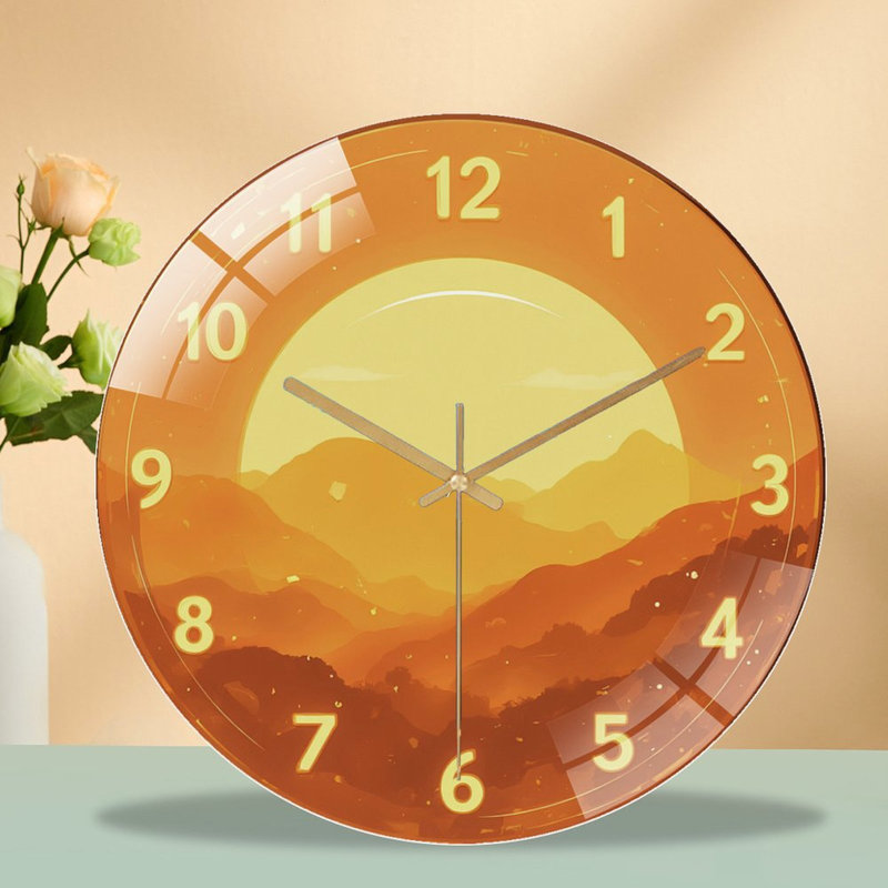 Horloge murale avec horloge murale 12 po
