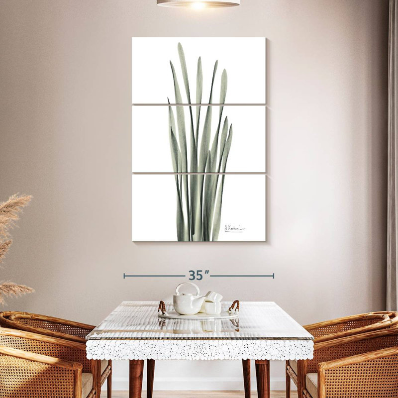Harnek Hyacinth Leaf, 50" H x 32" W