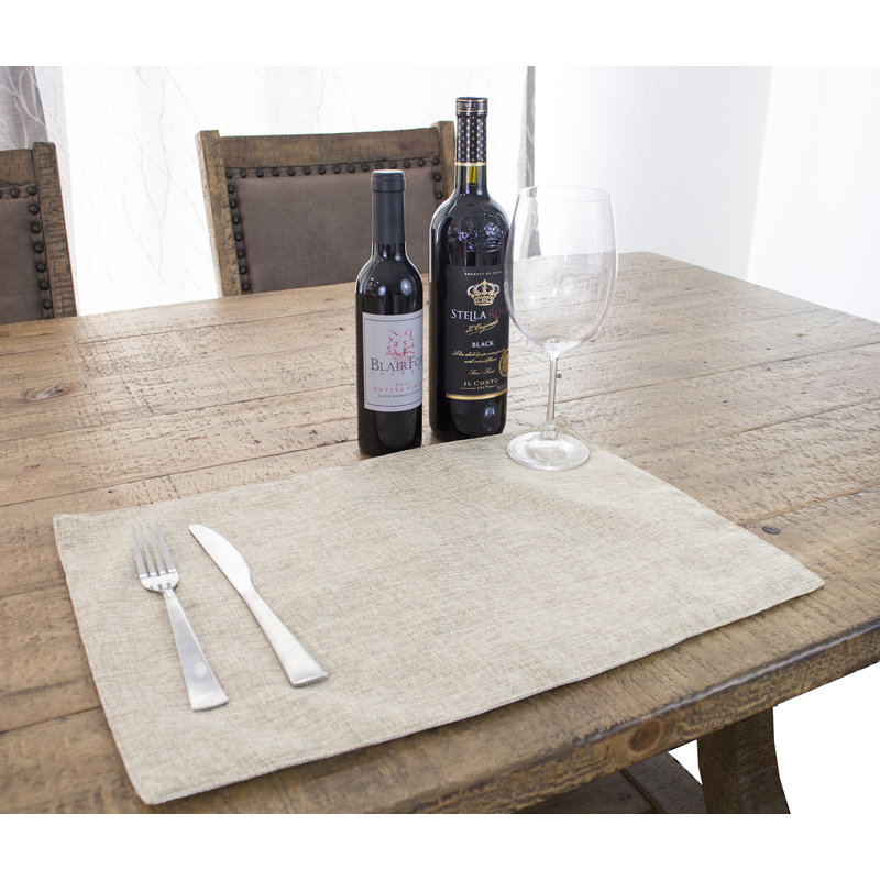 Polyester Rectangle Placemat, Natural