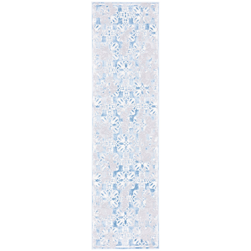 Mcmichael Performance Floral Rug, Runner 2'2" x 8'