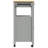 vidaXL Kitchen Trolley MONZA 23.6"x15.7"x34.8" Solid Wood Pine-82670621