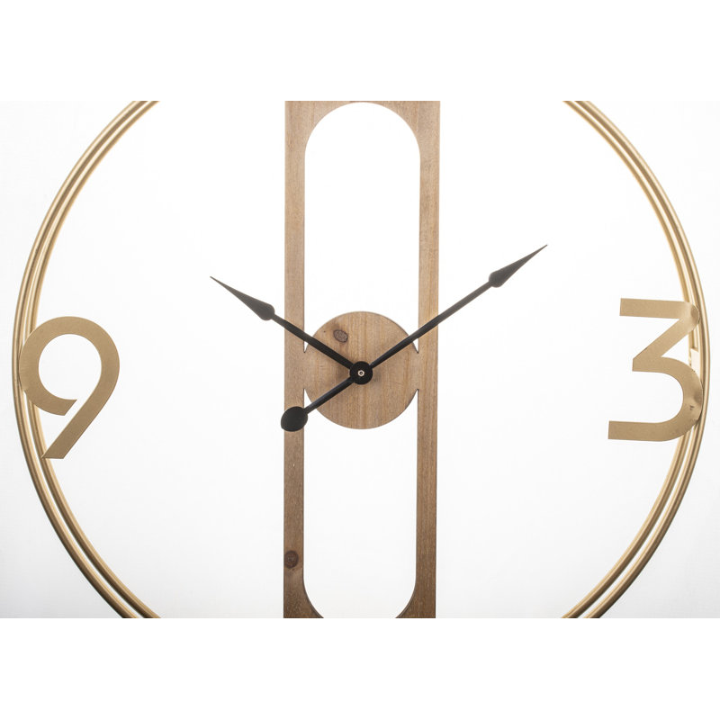 Almeeta Metal Wall Clock