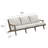 Saratoga Outdoor Patio Teak Sofa
