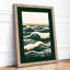 Rolling Waves Coastal - Framed Print-426142696-426142697