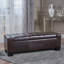 Banc de rangement en similicuir Helki-285706701