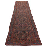 One-of-a-Kind 3'5 X 15'5 Hand Knotted Area Rug