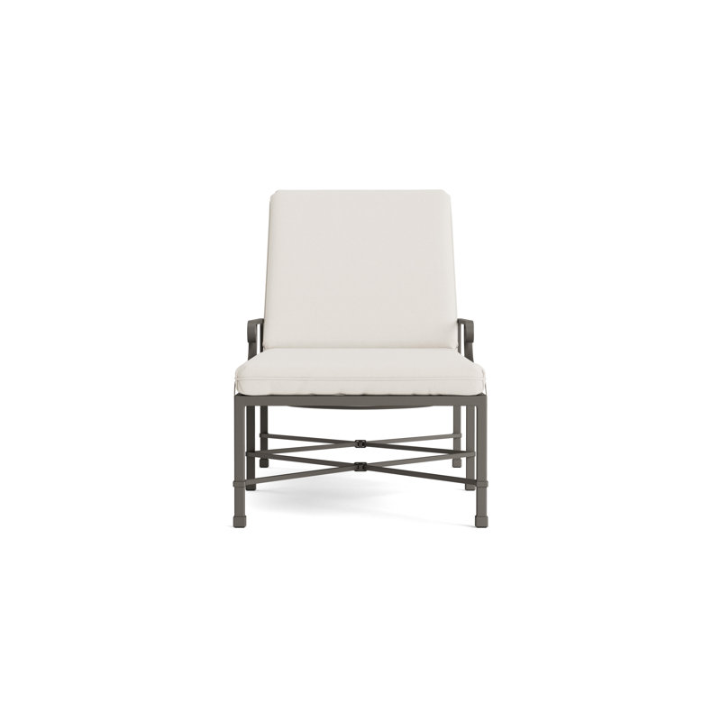 Venetian Outdoor Chaise Lounge, Mica, Fusion Natural