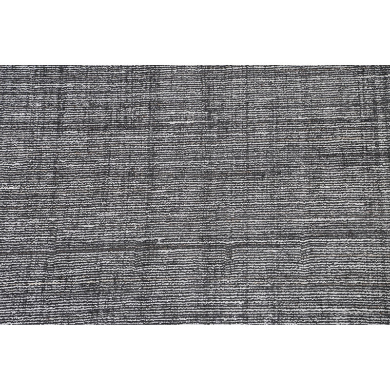 Tapis oriental Saliou à rayures Gabbeh noué à la main 5 x 8