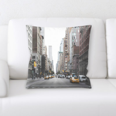 Microsuede Reversible Throw Pillow