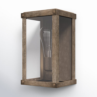 Single Light Outdoor Aluminum Wall Light