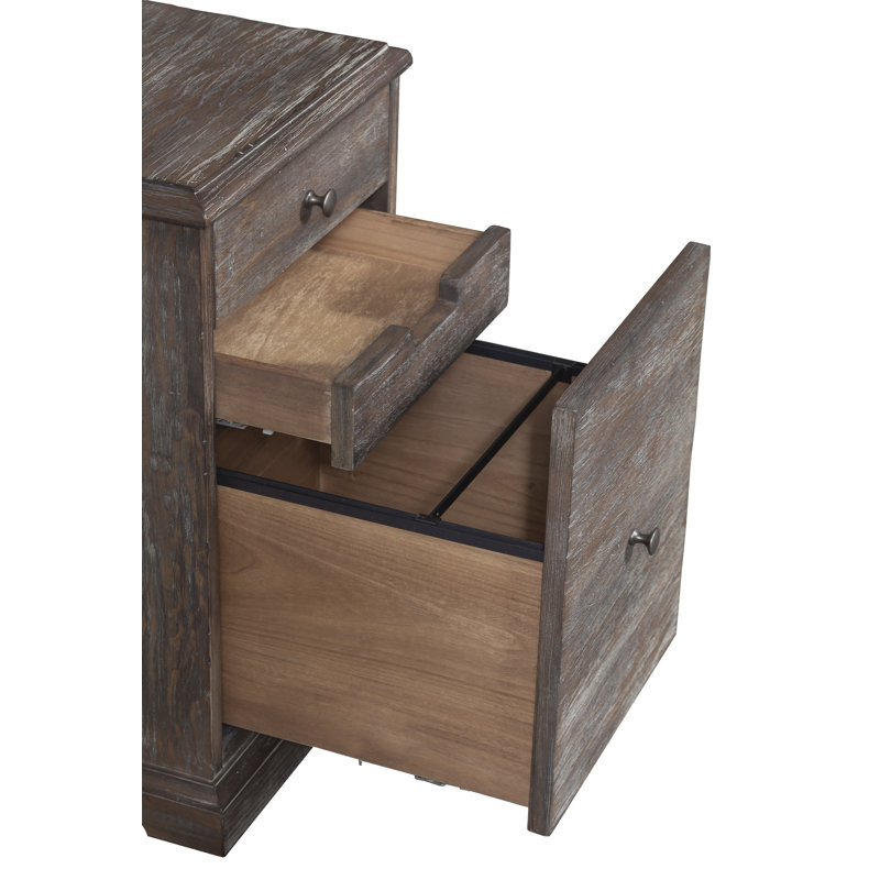 Rustique 3-Drawer Vertical Filing Cabinet