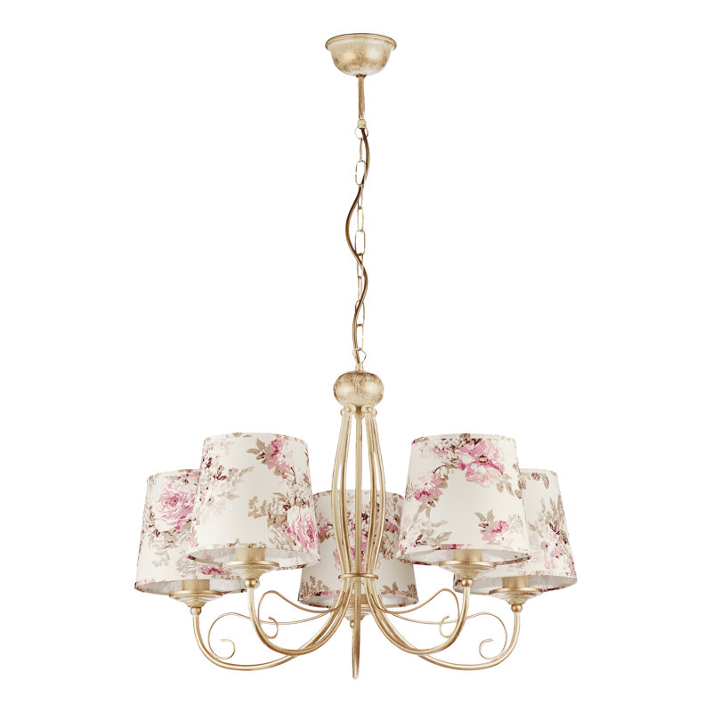 Garvey 5 - Light Shaded Chandelier