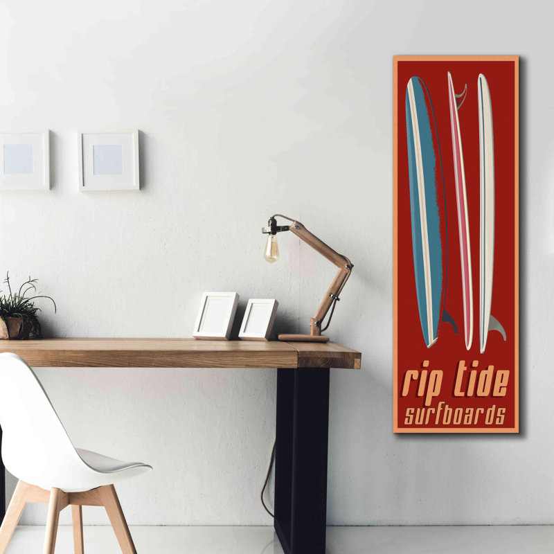 «Rip Tide» par Edward M. Fielding, estampe numérique sur toile, H 60 po x l 20 po