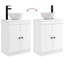 Single Bathroom Vanity with Ceramic Basin-1486182947