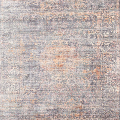 Tapis oriental bleu