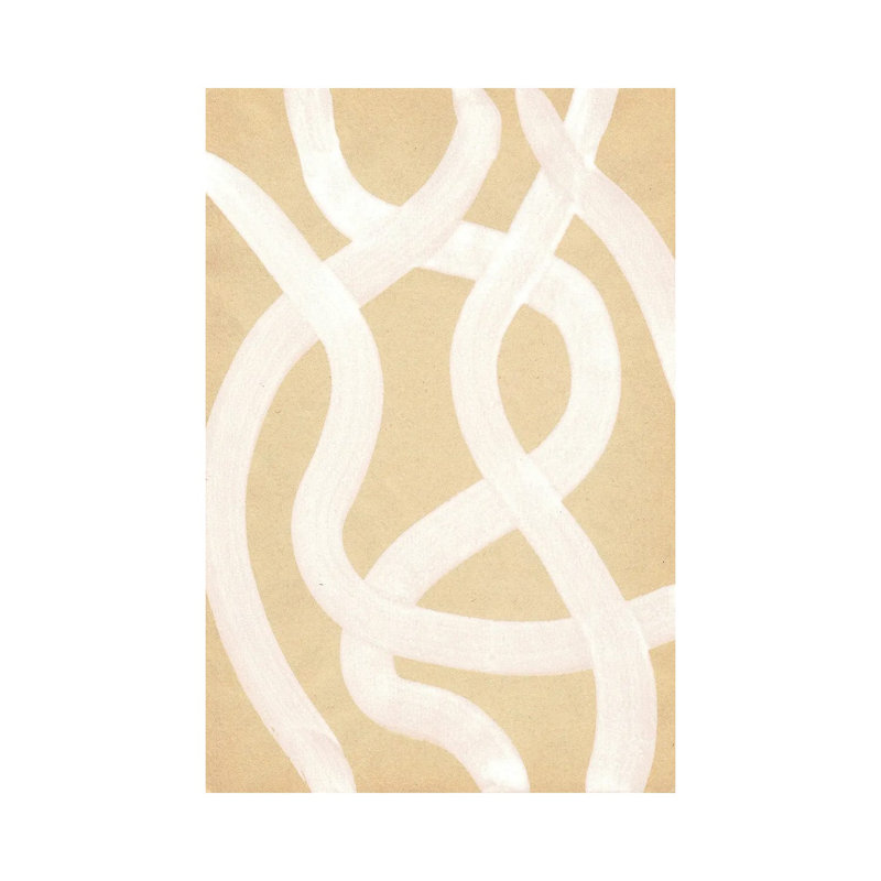 Neutral Stripes by Whales Way - Painting on Canvas, 66.04cm H x 45.72cm W x 3.81cm D, Wrapped Canvas