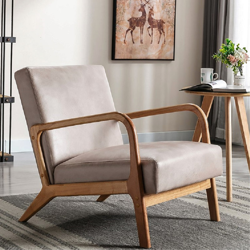 Fauteuil d'appoint Classic, Chameau clair