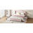 Upholstered Platform Bed With Wingback Headboard, One Twin Trundle And 2 Drawers, No Box Spring Needed, Linen Fabric-1363632454
